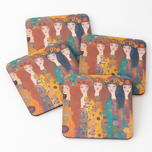 Item preview, Portret of a Lady - Klimt style 6 designed and sold by AlinaSCorner.