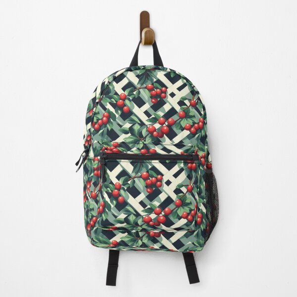 Item preview, Vibrant Winterberry on Lattice Pattern designed and sold by AstroWolf Studio.