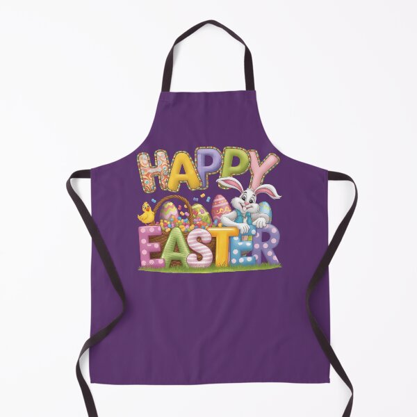 Item preview, Happy Easter with Easter Bunny designed and sold by Frog Level Treasures.