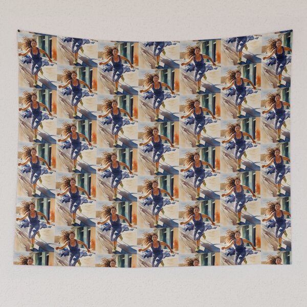 Item preview, Dynamic Image of a Running Woman designed and sold by KilianSzmid.