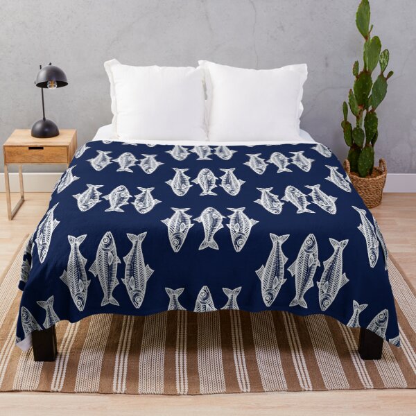 Item preview, Triple Sardine Fisherman Aesthetic Print designed and sold by darkskydelights.