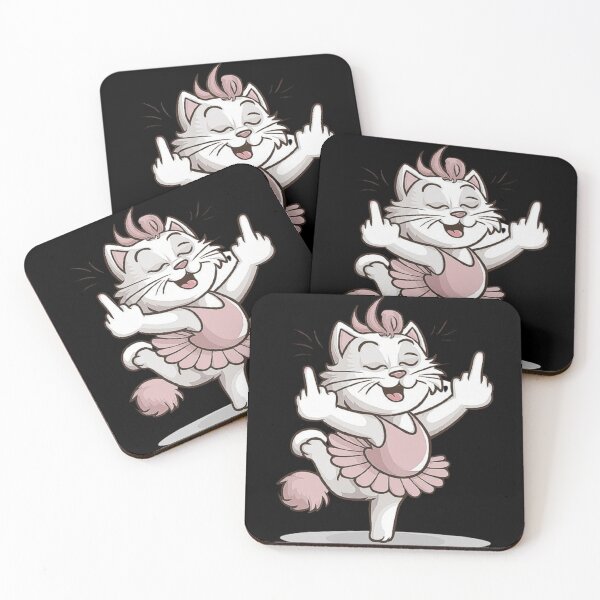 Item preview, Funny Ballerina Cat with Attitude Illustration designed and sold by love3617.