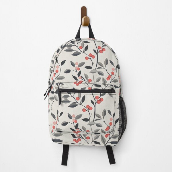 Item preview, Modern Winterberry with Bold Neutral Leaves designed and sold by AstroWolf Studio.
