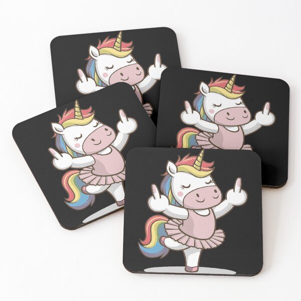 Item preview, Rainbow Unicorn Ballerina with Attitude designed and sold by love3617.