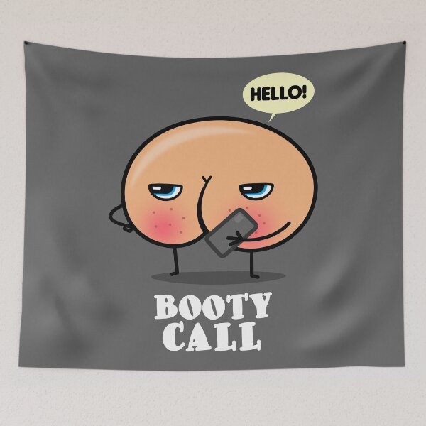 Item preview, Booty Call Funny Butt Cartoon designed and sold by BoggsNicolasArt.