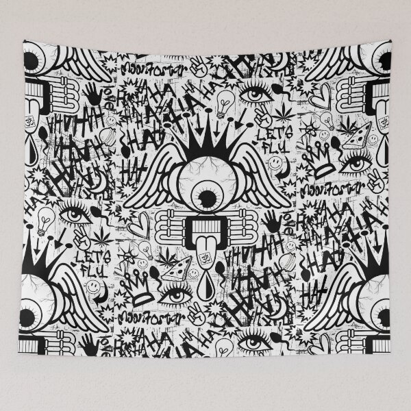 Item preview, Let's Fly Urban Street Art designed and sold by moon70star-m70s.