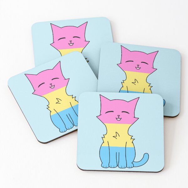 Item preview, Pastel Pan Pride Cat designed and sold by SillyStarlight.