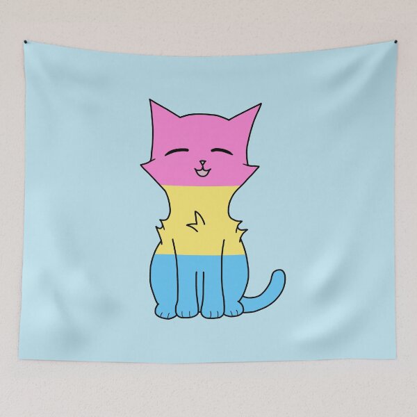 Item preview, Pastel Pan Pride Cat designed and sold by SillyStarlight.