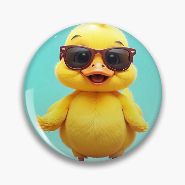Item preview, Cute Duck Wearing Glasses Vector Illustration designed and sold by hjian8219.