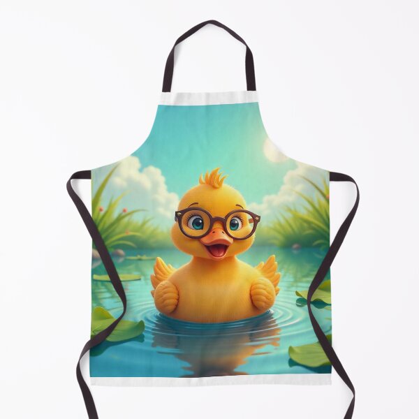 Item preview,  Cute Duck Wearing Glasses Vector Illustration designed and sold by hjian8219.