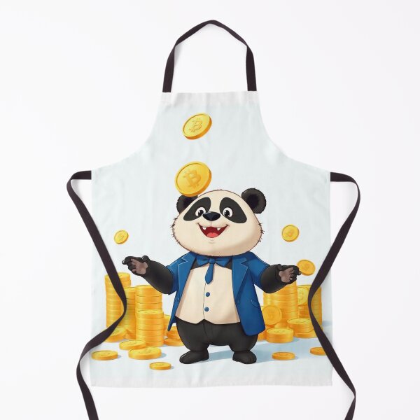 Item preview, Cute Panda Businessman Holding Gold Coin Vector Illustration designed and sold by hjian8219.