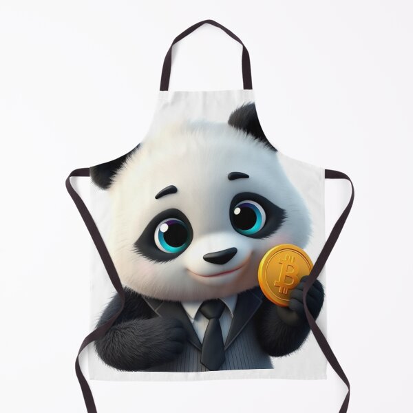 Item preview, Cute Panda Businessman Holding Gold Coin Vector Illustration designed and sold by hjian8219.