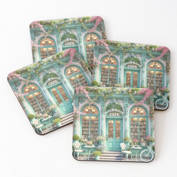 Item preview, Cozy Moments at the Book Nook Café: Where Stories and Coffee Meet  designed and sold by BeaconMarketing.
