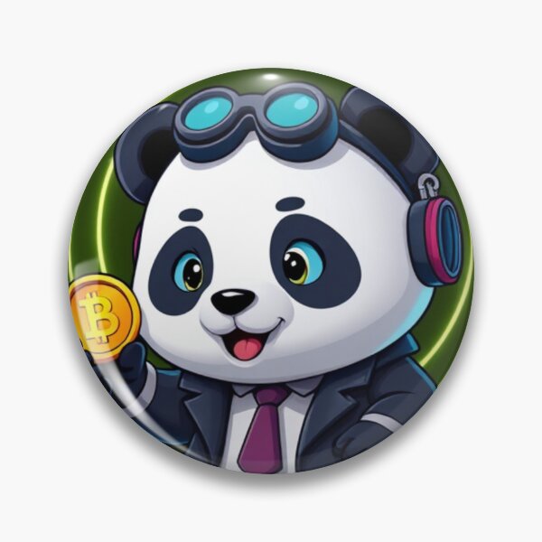 Item preview, Cute Panda Businessman Holding Gold Coin Vector Illustration designed and sold by hjian8219.