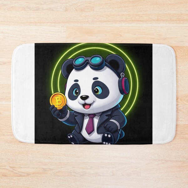 Item preview, Cute Panda Businessman Holding Gold Coin Vector Illustration designed and sold by hjian8219.
