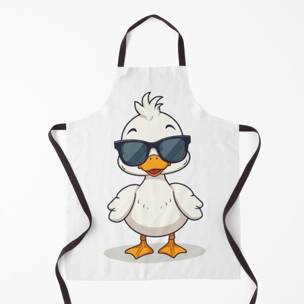 Item preview, Cute Duck Wearing Glasses Vector Illustration designed and sold by hjian8219.
