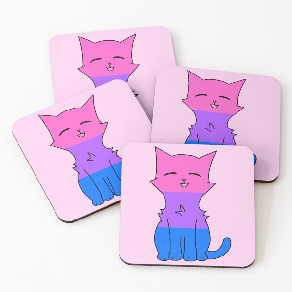 Item preview, Pastel Bi Pride Cat designed and sold by SillyStarlight.