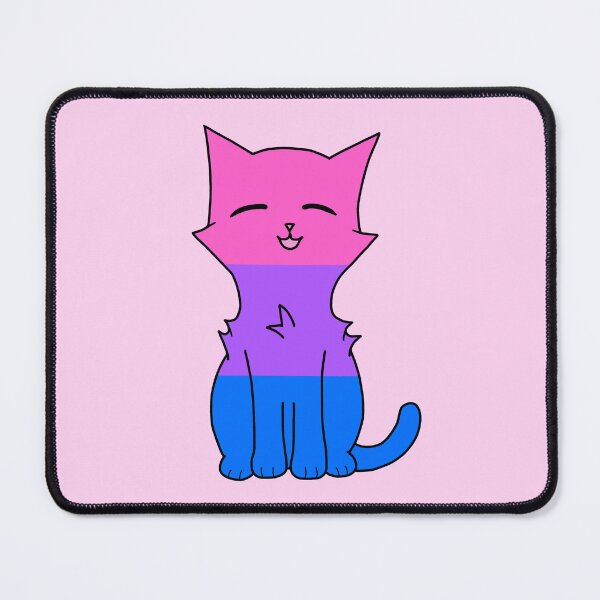 Item preview, Pastel Bi Pride Cat designed and sold by SillyStarlight.