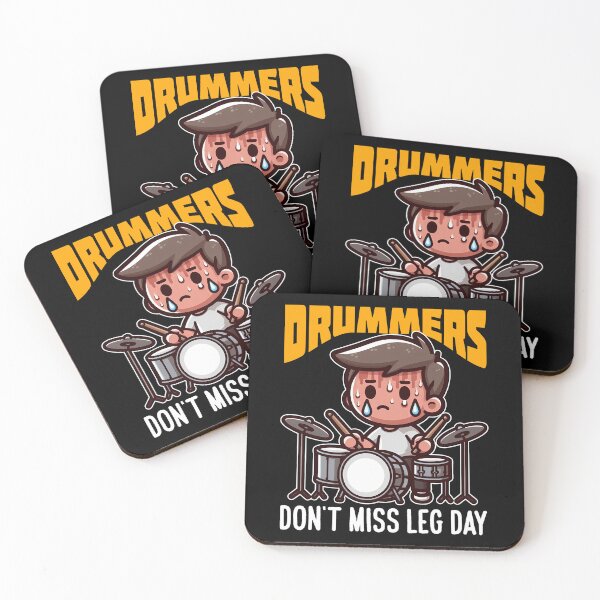 Item preview, DRUMMERS DON'T MISS LEG DAY designed and sold by KEF Custom.