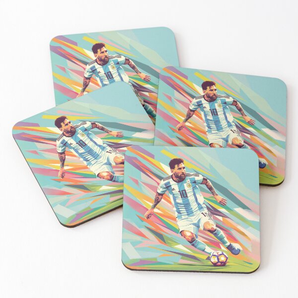 Item preview, Messi in action Graphic poster design designed and sold by blackdogshop.