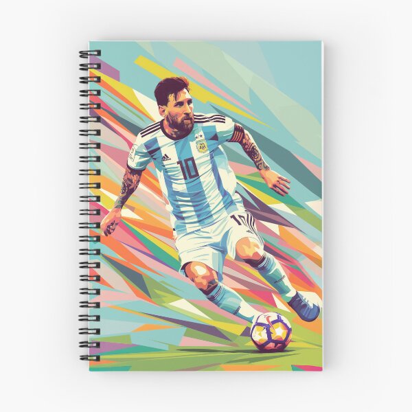 Item preview, Messi in action Graphic poster design designed and sold by blackdogshop.