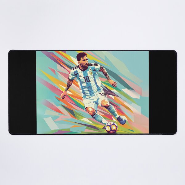 Item preview, Messi in action Graphic poster design designed and sold by blackdogshop.
