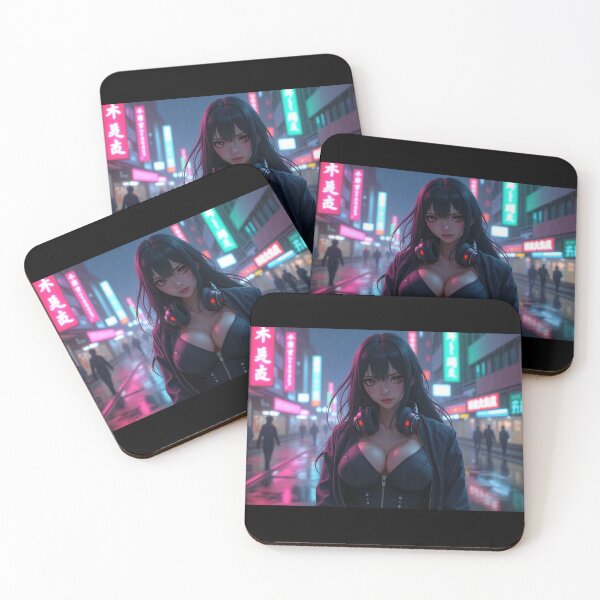 Item preview, Phonk Beats and Cyberpunk Streets Girl designed and sold by brendanre.
