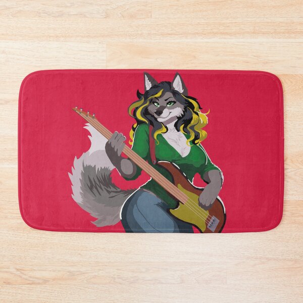 Item preview, Bass Wolf Woman 2025 designed and sold by KlakkDrawsStuff.