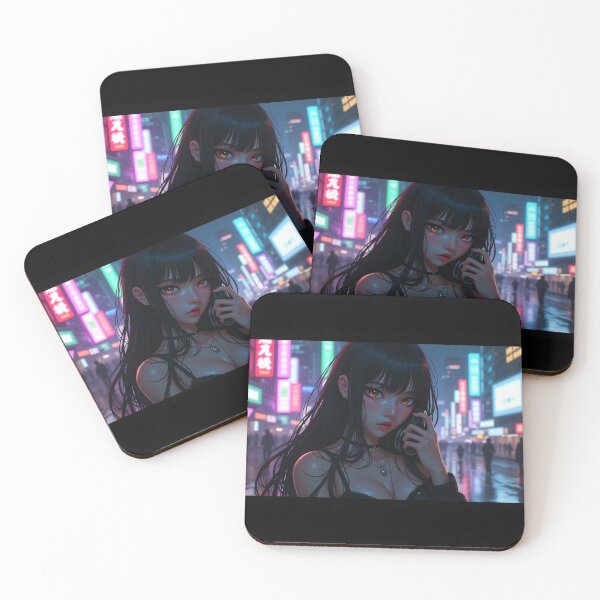 Item preview, Phonk Beats and Cyberpunk Streets Girl designed and sold by brendanre.