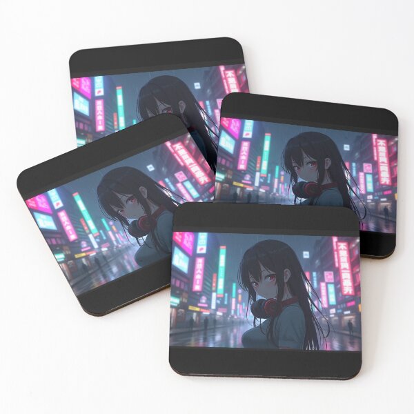 Item preview, Phonk Beats and Cyberpunk Streets Girl designed and sold by brendanre.