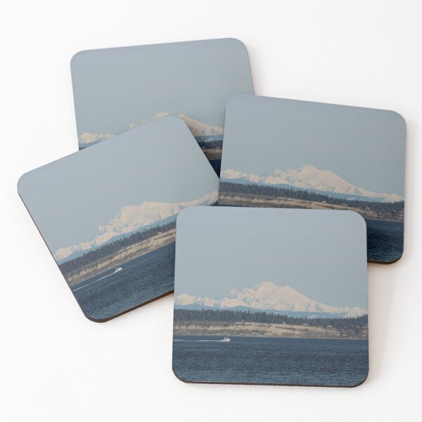 Item preview, View of Mount Baker with Ocean Below designed and sold by Buzzy-Bee123.