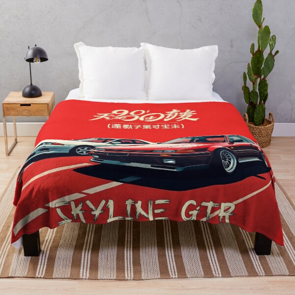 Item preview, retro 90s Japanese JDM tuner cars, positioned prominently against a vibrant red backdrop designed and sold by leen12 Art Designs Prints.