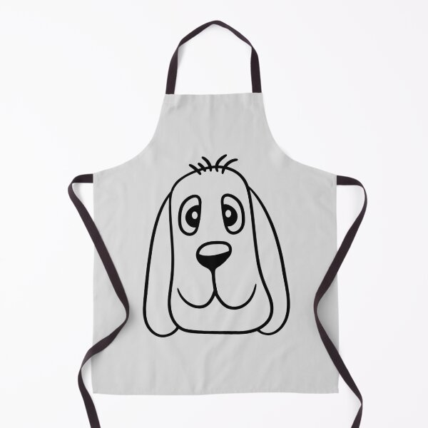 Item preview, Dog Face Little Happy Pet Head Cute Comic Cartoon designed and sold by shirt-o-mat.