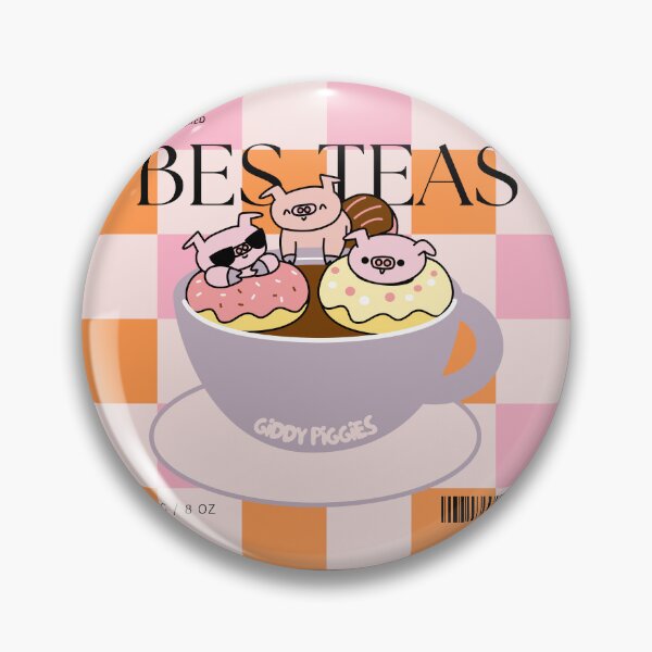 Item preview, Giddy Piggies Una taza de los mejores tés designed and sold by Giddy Piggies.