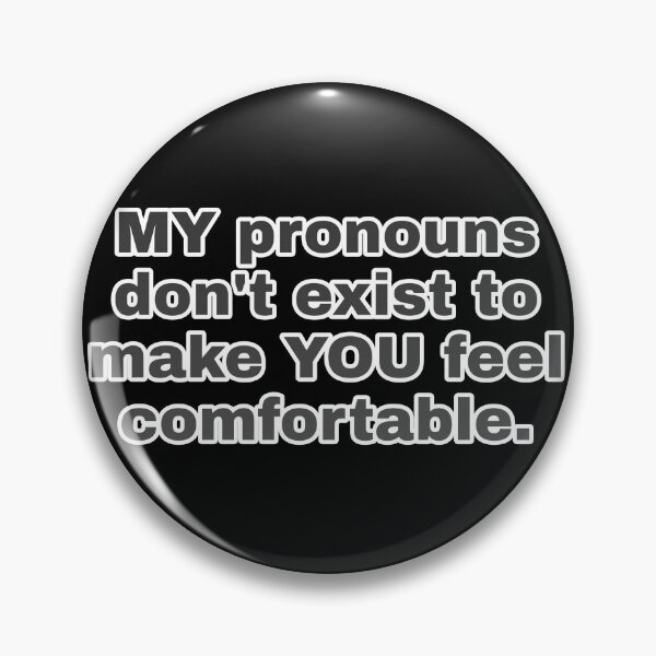 Item preview, Mis pronombres designed and sold by SoftGayCryptids.
