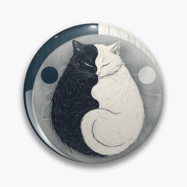 Item preview, Yin Yang Cats designed and sold by Bulotin.
