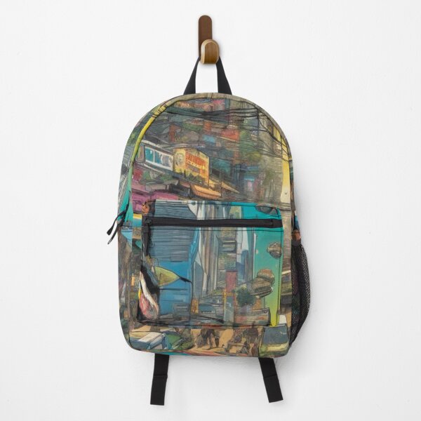 Item preview, Futuristic Urban Street Scene designed and sold by Thaivi Design.
