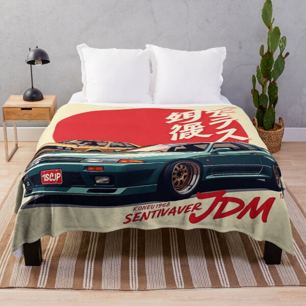 Item preview, JDM Tuner Cars Cool red sun background designed and sold by leen12 Art Designs Prints.