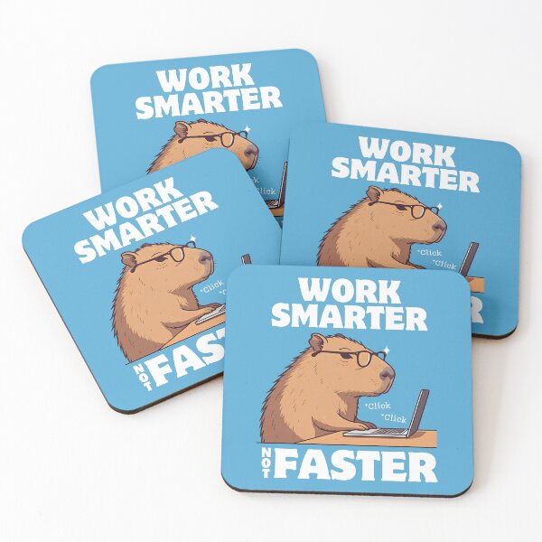 Item preview, Work Smarter Not Faster designed and sold by The magic  Yellow bus.