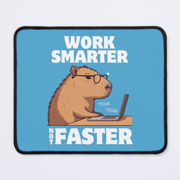 Item preview, Work Smarter Not Faster designed and sold by The magic Yellow bus.