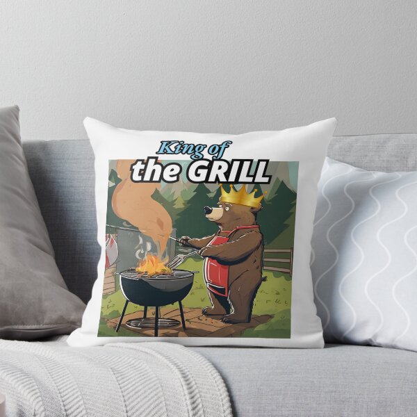 Item preview, King of the Grill, Bear BBQ designed and sold by FroggyFly Designs.