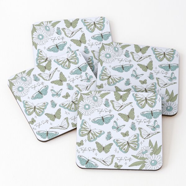 Item preview, Debut Taylor Butterfly Tote Bag Flowers and Stars designed and sold by VintageAngles.