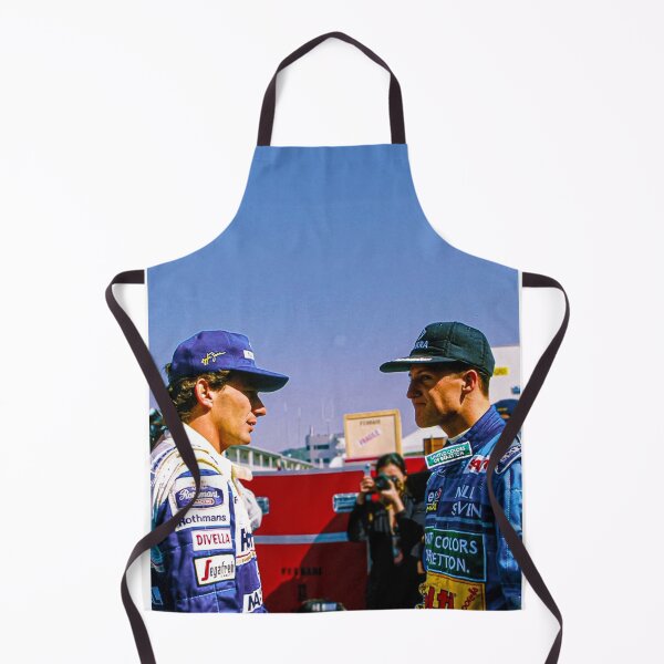 Item preview, Ayrton Senna and Michael Schumacher: Legends of F1 designed and sold by Not Hugo.