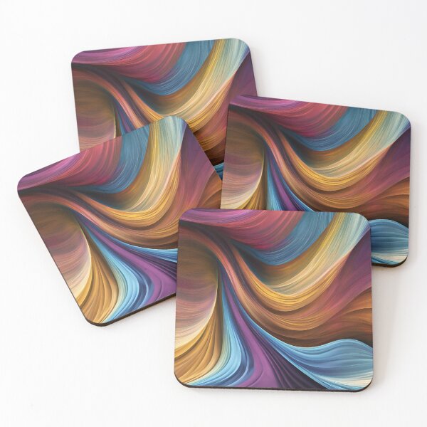 Item preview, Flowing Textures in Vibrant Harmony v2 designed and sold by Traloch O'Laoi.