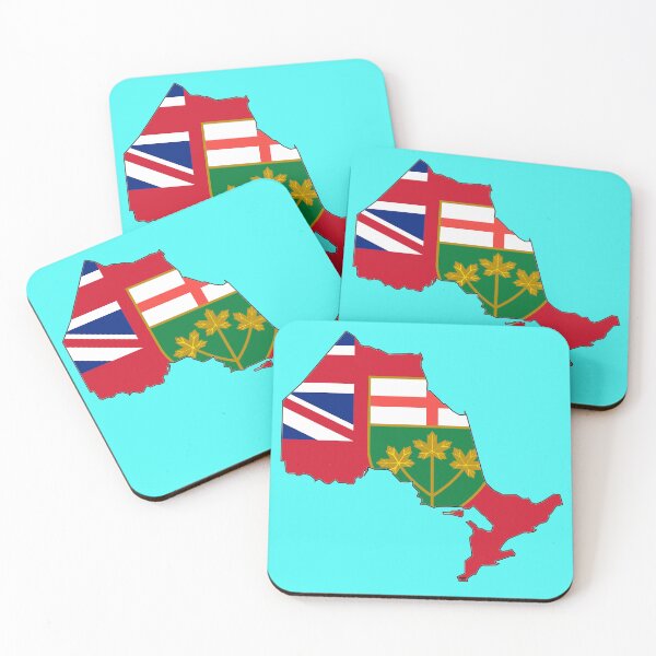 Item preview, Ontario Map with Ontarian Flag designed and sold by Havocgirl.