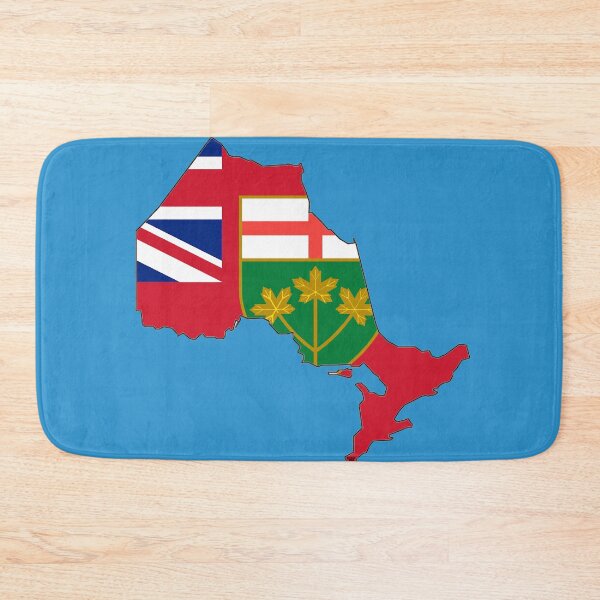 Item preview, Ontario Map with Ontarian Flag designed and sold by Havocgirl.