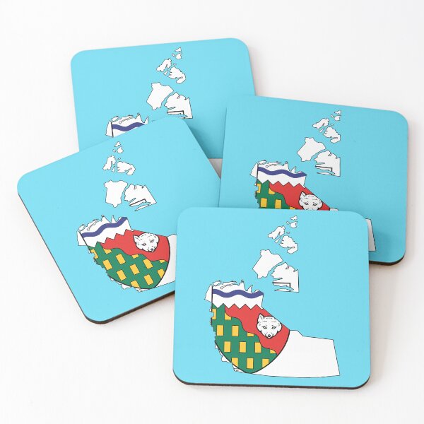 Item preview, Northwest Territories Map with Flag designed and sold by Havocgirl.