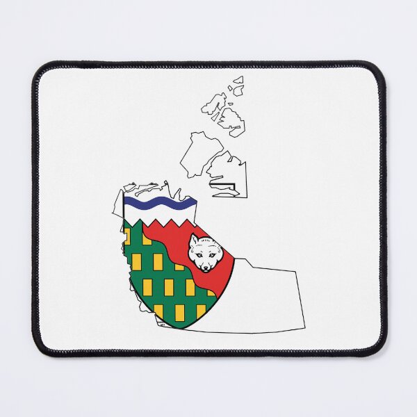 Item preview, Northwest Territories Map with Flag designed and sold by Havocgirl.