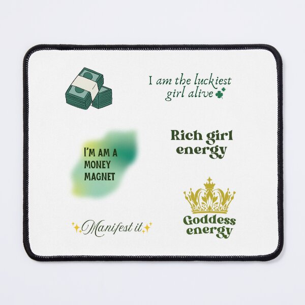 Item preview, 2025 manifestation affirmations set designed and sold by PeachyLitchi.