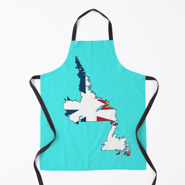 Item preview, Newfoundland & Labrador Map with Flag designed and sold by Havocgirl.